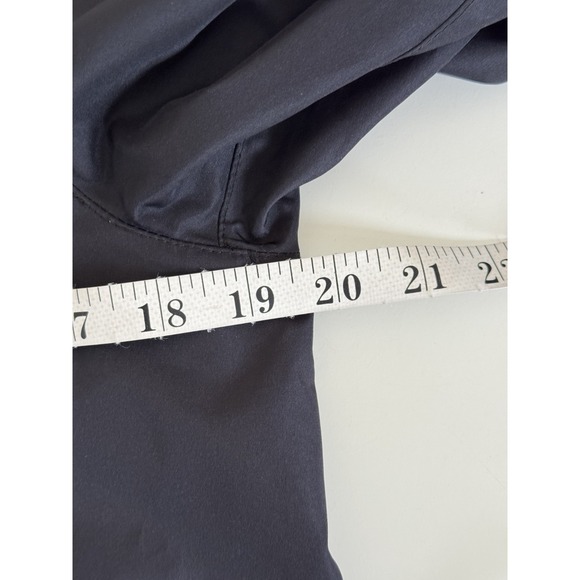 Lauren Ralph Lauren Jacket Black Full Zip M Full Zip Crest Windbreaker Old Money - Picture 12 of 13